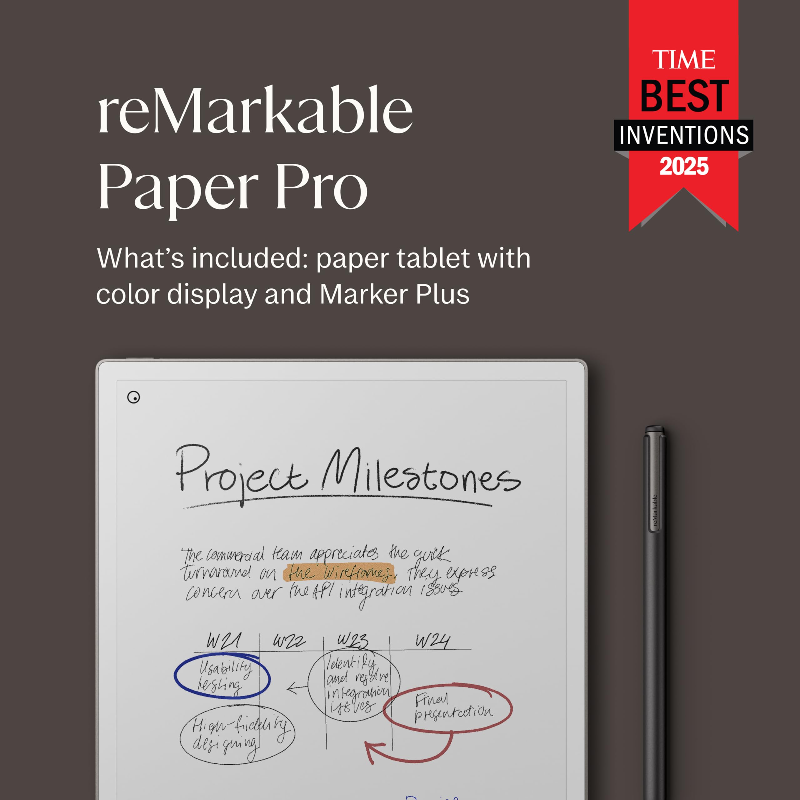 その他 reMarkable Paper Pro w/ Marker Plus Amazon.com: reMarkable Paper Pro Bundle – Premium Leather
